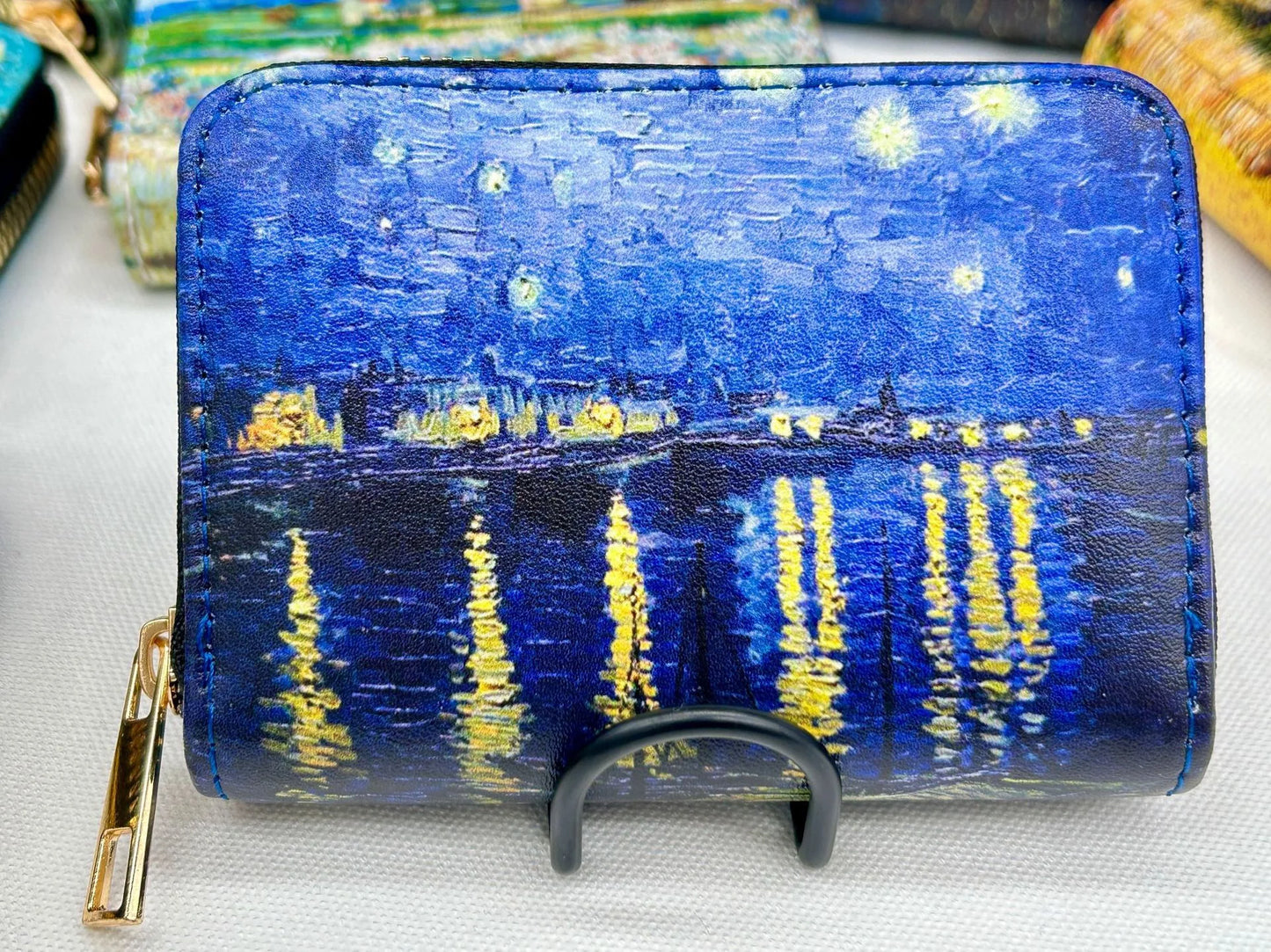 Premium Vegan Leather Van Gogh Wallet for Men & Women