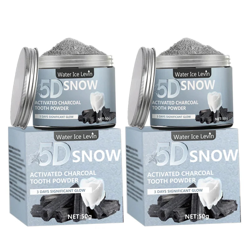 Bamboo Charcoal Teeth Whitening Powder for Daily Use