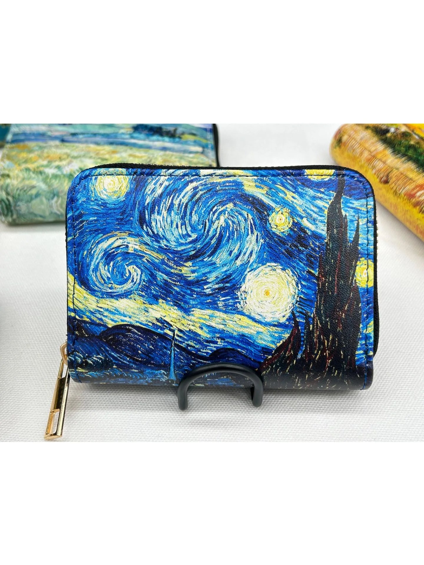 Premium Vegan Leather Van Gogh Wallet for Men & Women