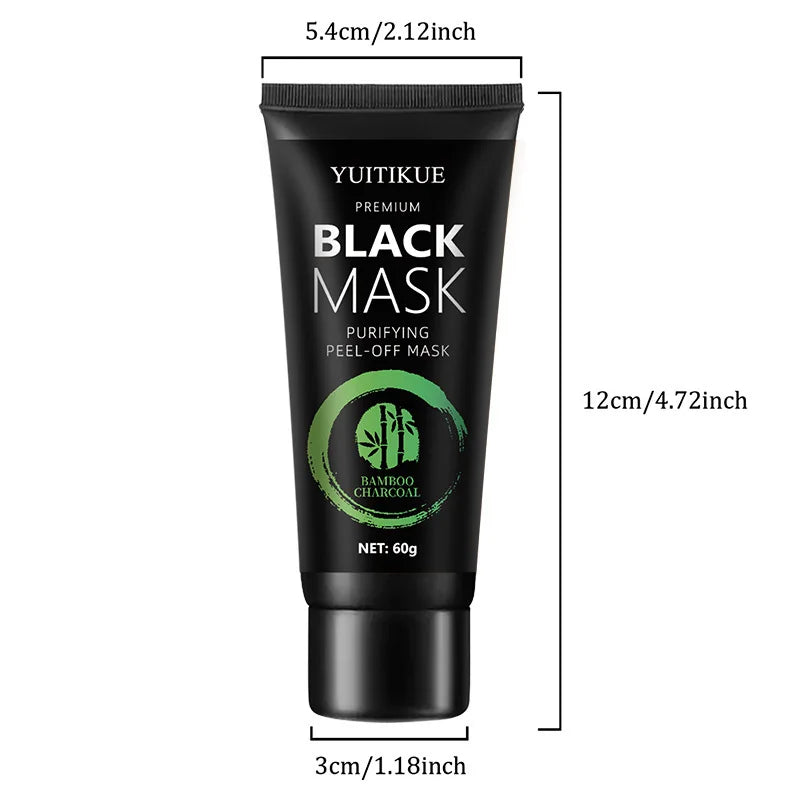 Blackhead Removal Bamboo Charcoal Mask with Hyaluronic Acid