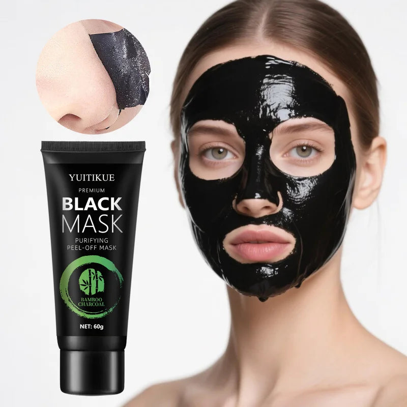 Blackhead Removal Bamboo Charcoal Mask with Hyaluronic Acid