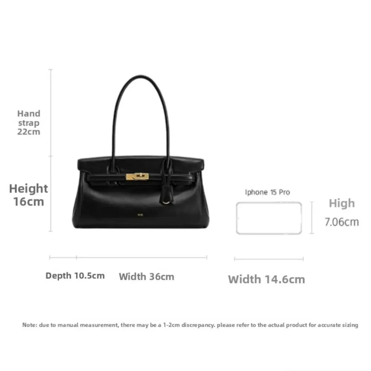 Designer Vegan Leather Tote Bag for Work and Travel