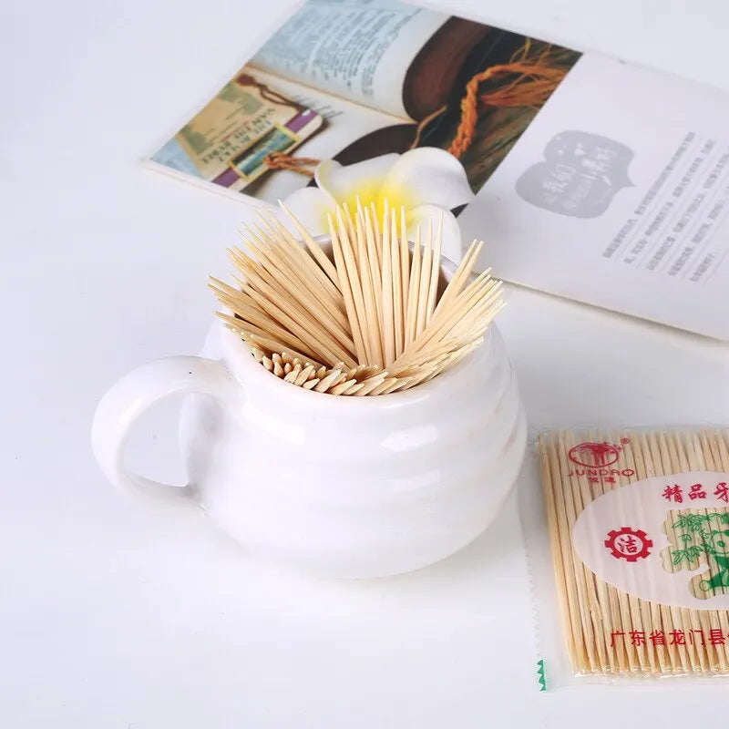 Eco Household Bamboo Disposable Toothpick Set