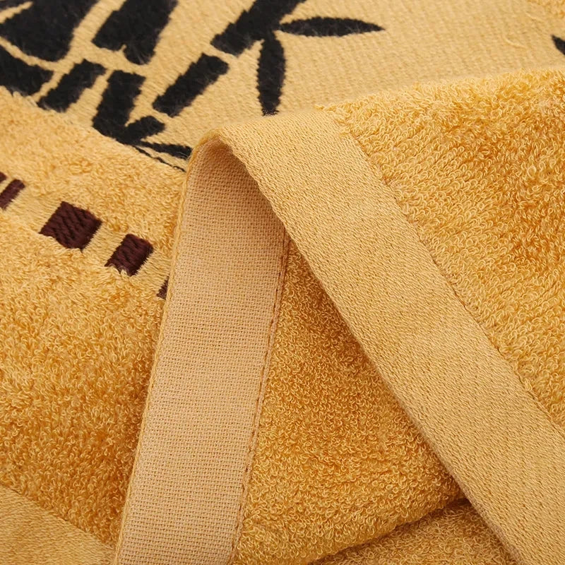 Luxury Quick-Dry Bamboo Fiber Towels Set for Home Bathroom Use