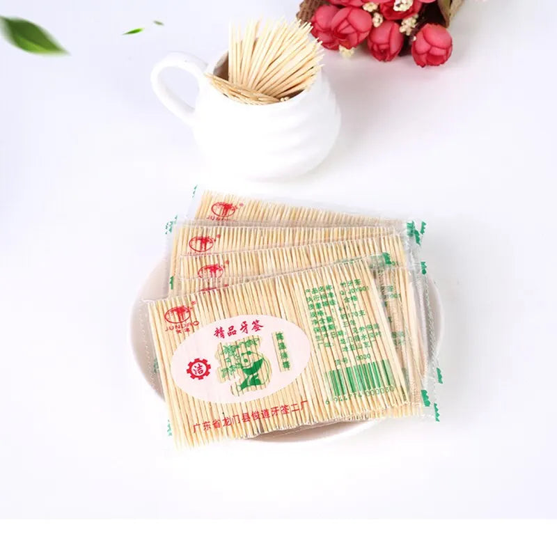 Eco Household Bamboo Disposable Toothpick Set