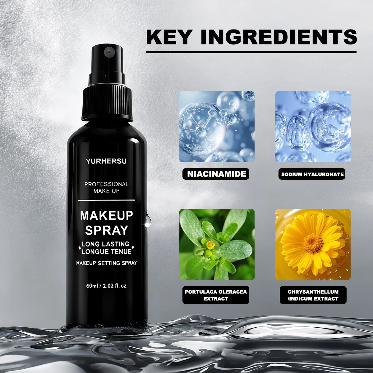 Long Lasting Matte Setting Spray for Oil Control