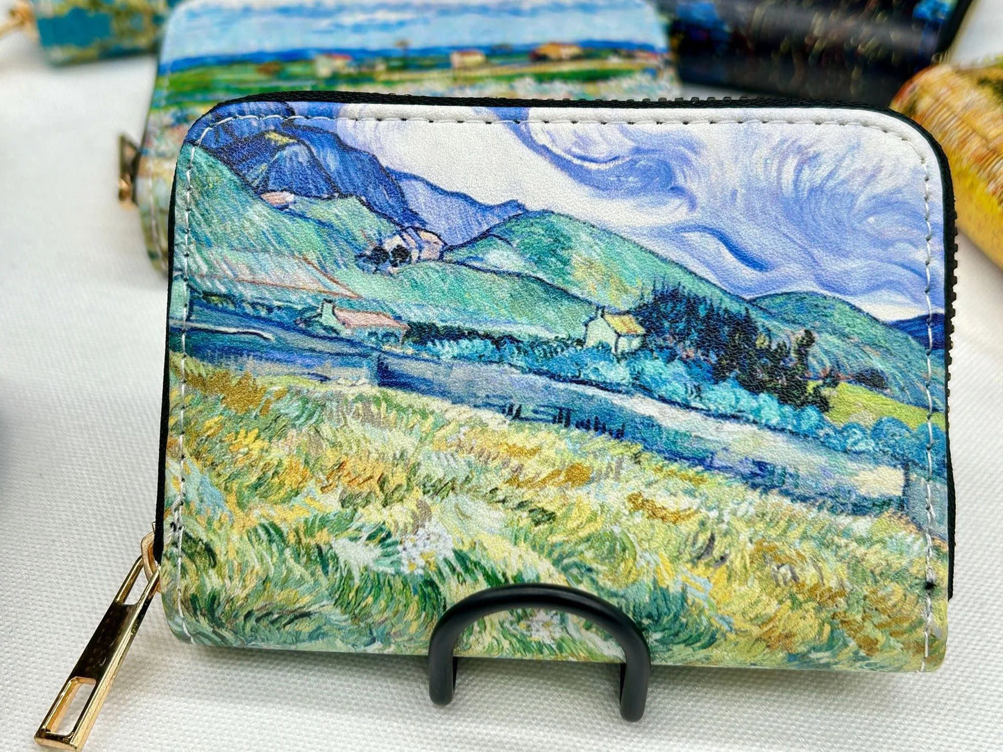 Premium Vegan Leather Van Gogh Wallet for Men & Women