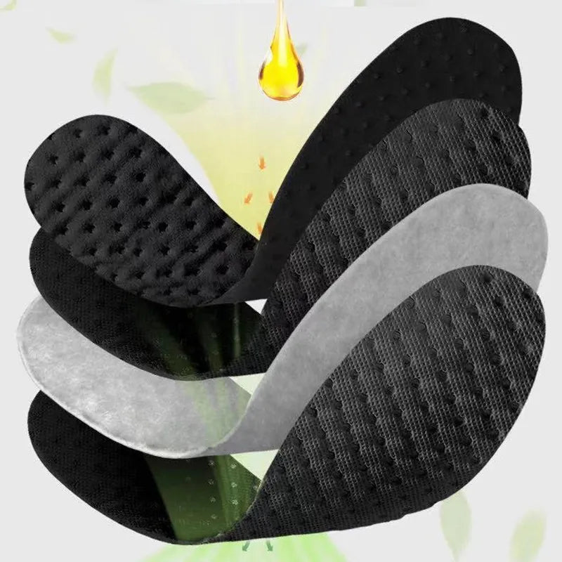 Antibacterial Bamboo Charcoal Insoles for Fresh Feet