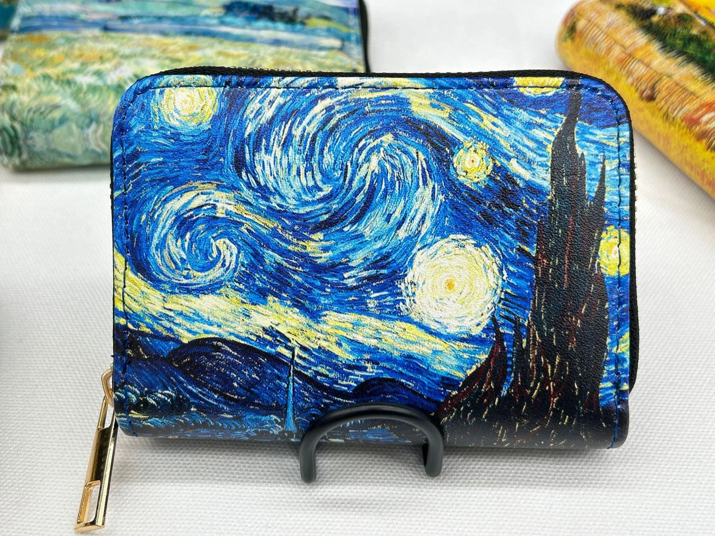 Premium Vegan Leather Van Gogh Wallet for Men & Women