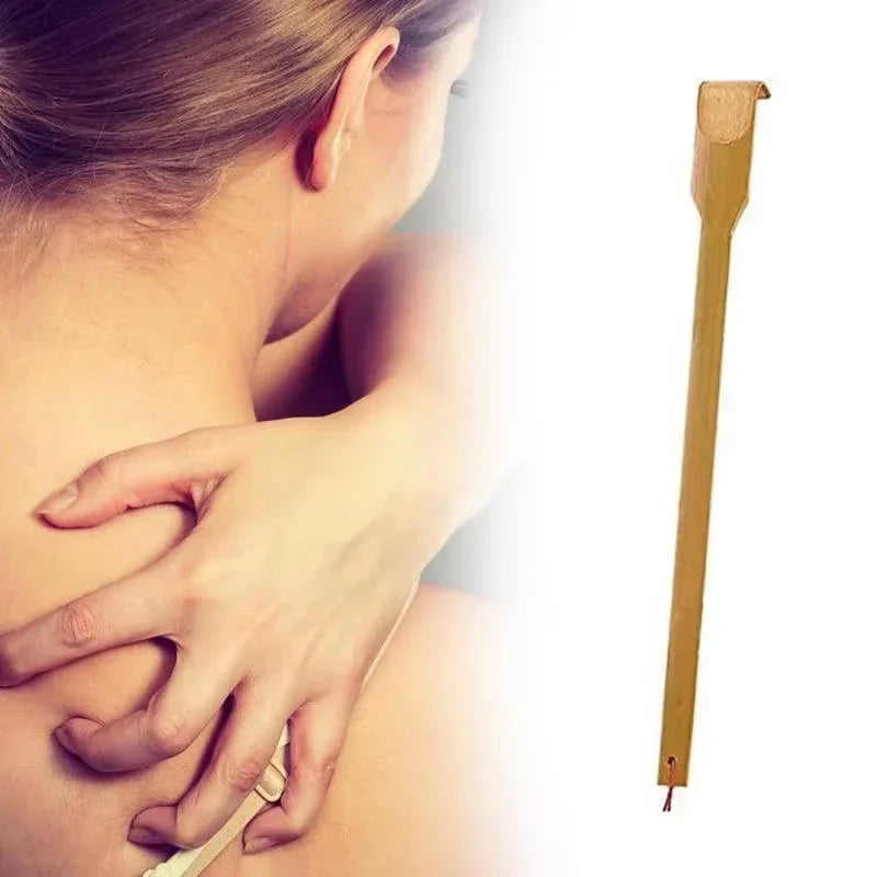 Natural Bamboo Back Scratcher Anti-Itch Massage Tool