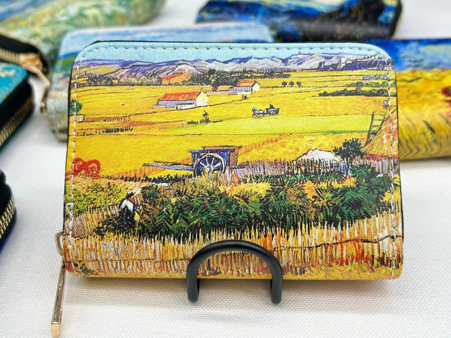Premium Vegan Leather Van Gogh Wallet for Men & Women